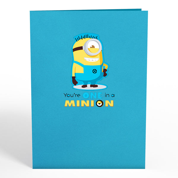 I Love Pop Despicable Me You're One In A Minion Pop-Up Card