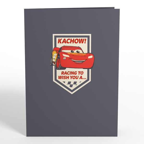 I Love Pop Disney And Pixar Cars Lightning McQueen Kachow Birthday Pop-Up Card