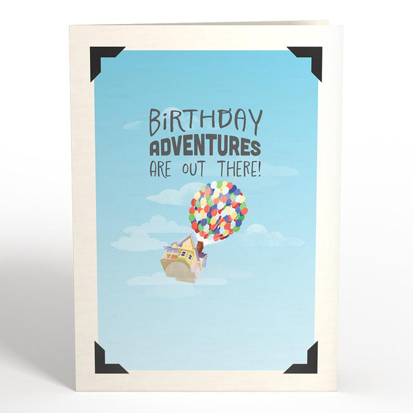 I Love Pop Disney And Pixar Up Birthday Adventures Pop-Up Card & Bouquet Bundle