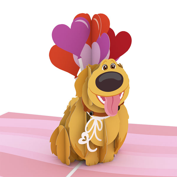 I Love Pop Disney And Pixar Up Dug Loves You Pop-Up Card