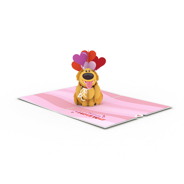 I Love Pop Disney And Pixar Up Dug Loves You Pop-Up Card