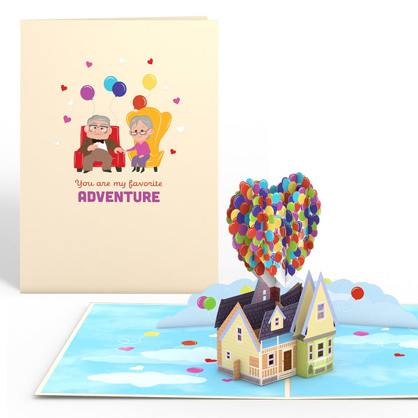 i love pop Disney and Pixar Up My Greatest Adventure Pop-Up Card