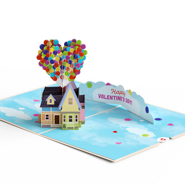 I Love Pop Disney And Pixar Up My Greatest Adventure Valentine Pop-Up Card