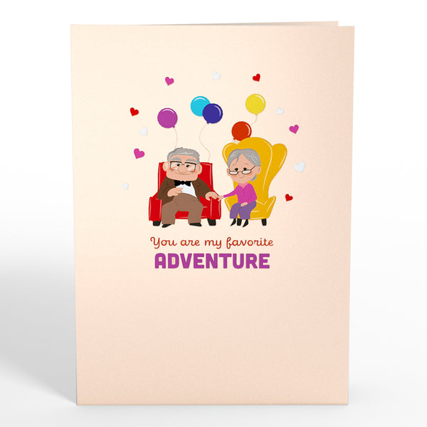 I Love Pop Disney And Pixar Up My Greatest Adventure Valentine Pop-Up Card