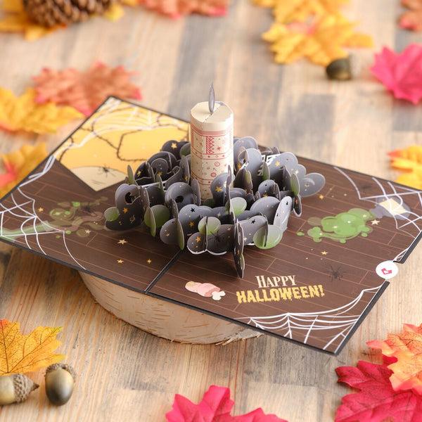 I Love Pop Disney Hocus Pocus Black Flame Candle Pop-Up Card