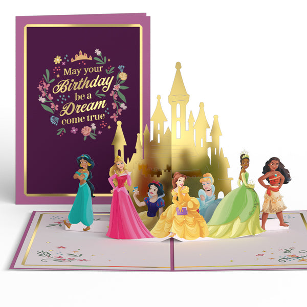 i love pop Disney Princess Birthday Dreams Come True Pop-Up Card