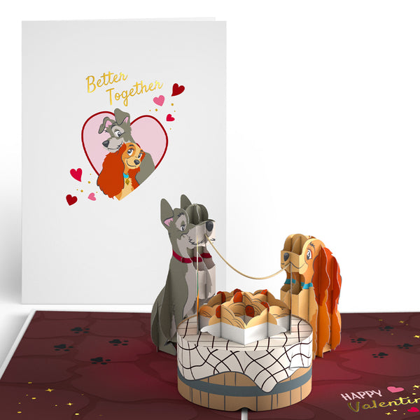 I Love Pop Disney's Lady & The Tramp Better Together Pop-Up Card