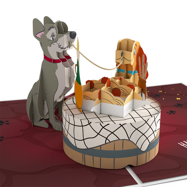 I Love Pop Disney's Lady & The Tramp Better Together Pop-Up Card