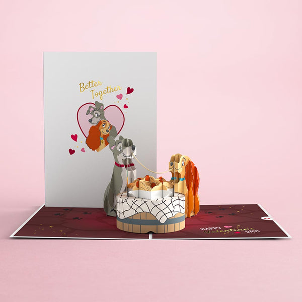 i love pop Disney's Lady & The Tramp Better Together Pop-Up Card