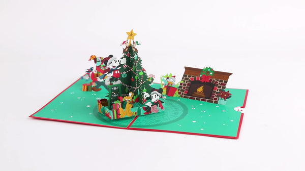 I Love Pop Disney's Mickey & Friends - Festive Cheer Pop-Up Card