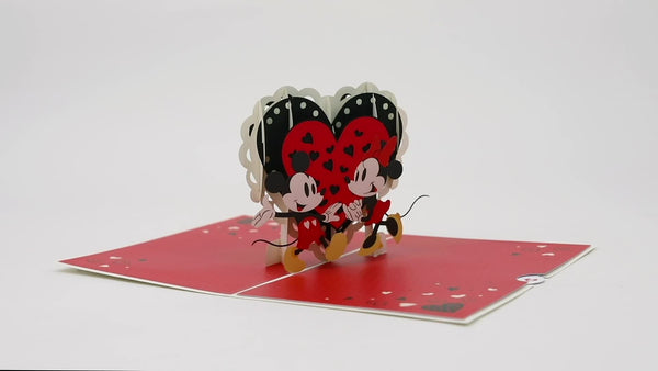 I Love Pop Disney's Mickey & Minnie Everything Is Better With You Pop-Up Card