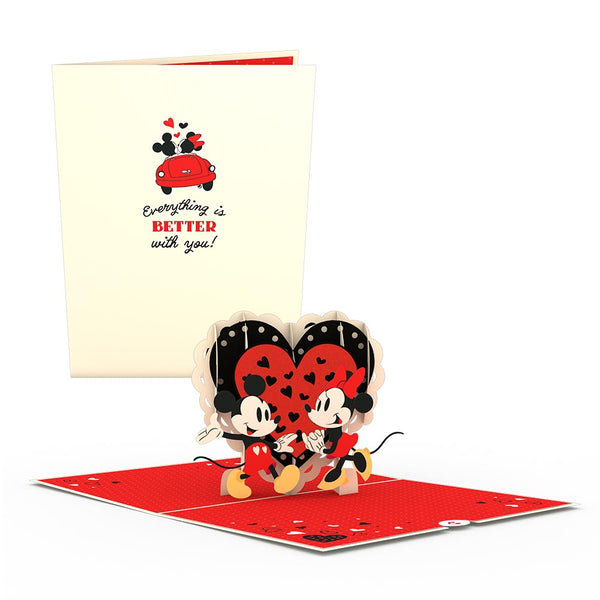 i love pop Disney's Mickey & Minnie Everything is Better with You Pop-Up Card