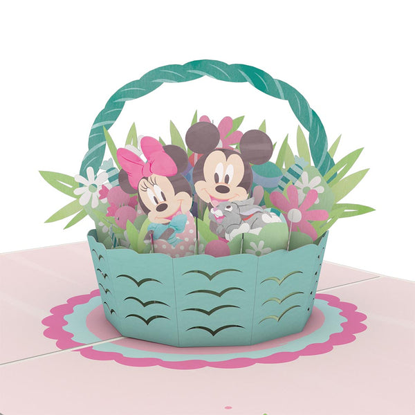 I Love Pop Disney's Mickey & Minnie Hello Easter Pop-Up Card