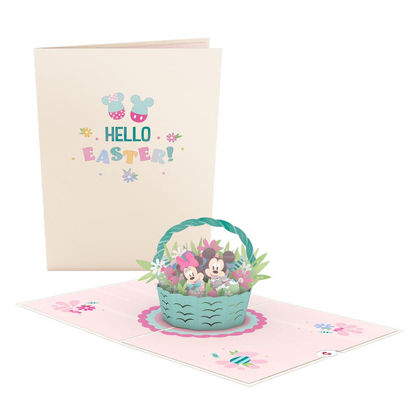 i love pop Disney's Mickey & Minnie Hello Easter Pop-Up Card