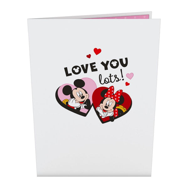 I Love Pop Disney's Mickey & Minnie Love You Lots Pop-Up Card