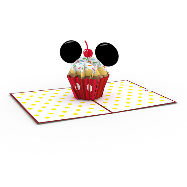 I Love Pop Disney's Mickey Mouse Birthday Cupcake Pop-Up Card
