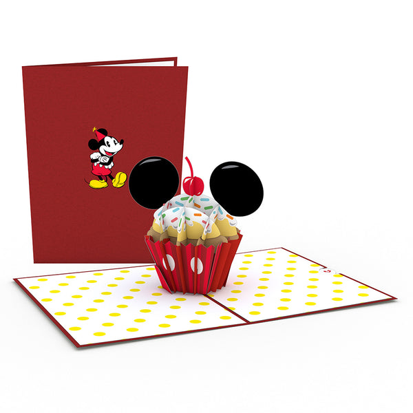 i love pop Disney's Mickey Mouse Birthday Cupcake Pop-Up Card