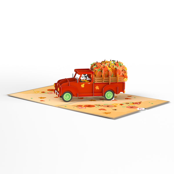 I Love Pop Disney's Mickey Mouse Festive Fall Greetings Pop-Up Card