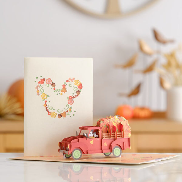 i love pop Disney's Mickey Mouse Festive Fall Greetings Pop-Up Card