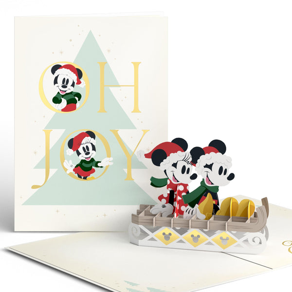 I Love Pop Disney's Mickey Mouse Oh Joy Christmas Pop-Up Card