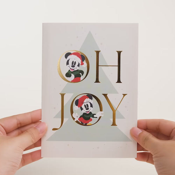 I Love Pop Disney's Mickey Mouse Oh Joy Christmas Pop-Up Card
