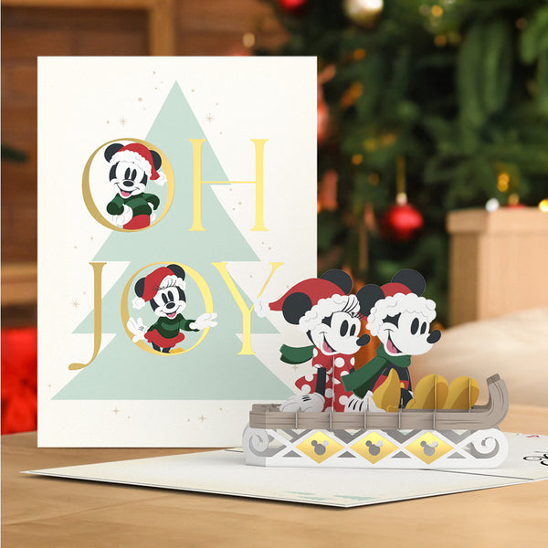 i love pop Disney's Mickey Mouse Oh Joy Christmas Pop-Up Card