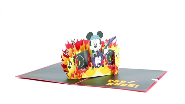 I Love Pop Disney's Mickey Mouse You Rock Pop-Up Card