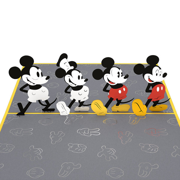 I Love Pop Disney's Mickey Through The Years Pop-Up Card