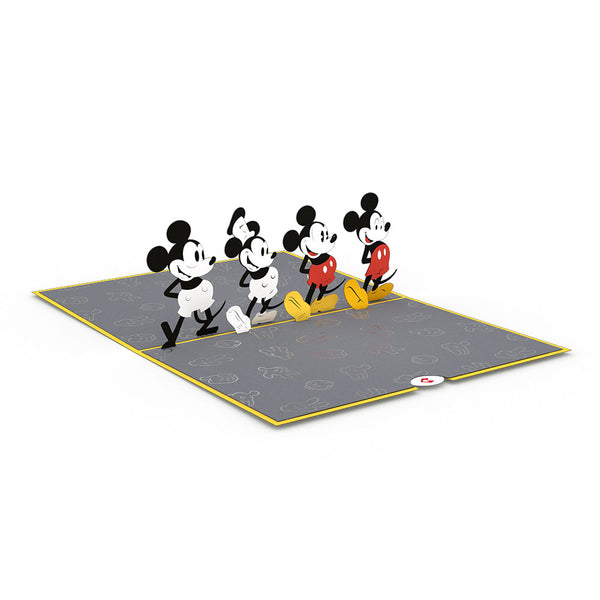 I Love Pop Disney's Mickey Through The Years Pop-Up Card