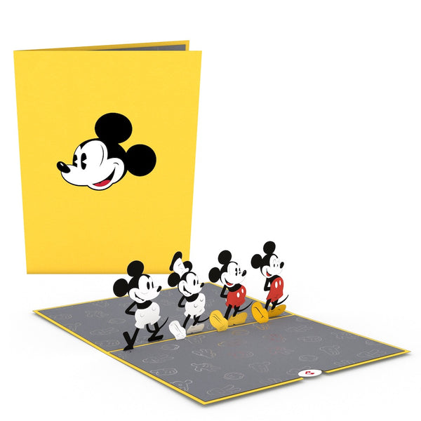 i love pop Disney's Mickey Through the Years Pop-Up Card