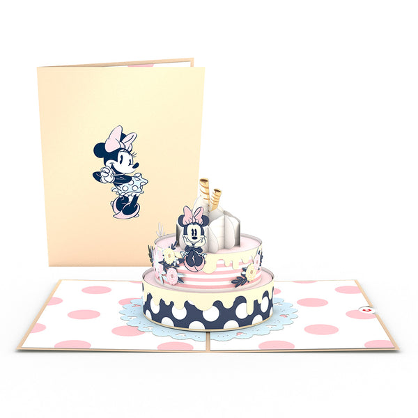 i love pop Disney's Minnie Mouse Birthday Cake Pop-Up Card