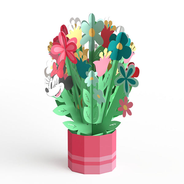 I Love Pop Disney's Minnie Mouse Birthday Wishes Card With Mini Bouquet