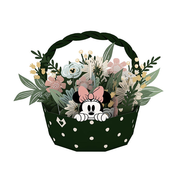 I Love Pop Disney's Minnie Mouse Flower Basket Decoration