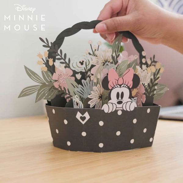 i love pop Disney's Minnie Mouse Flower Basket Decoration