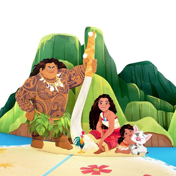 I Love Pop Disney’s Moana 2 Epic Birthday Pop-Up Card & Flower Buds Bouquet Bundle