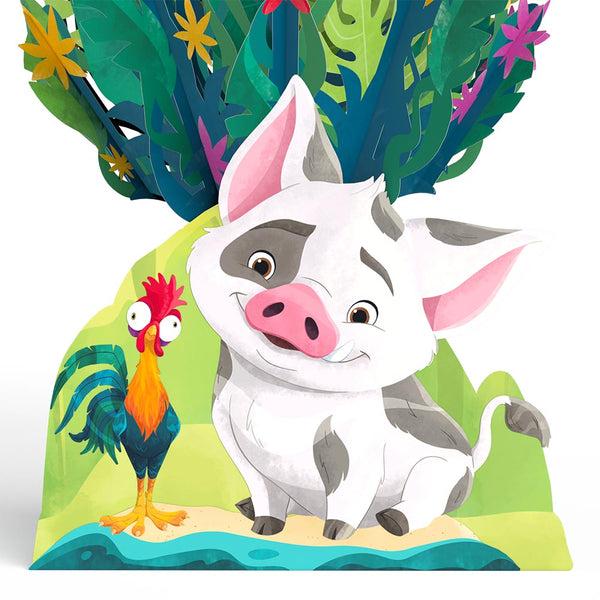 I Love Pop Disney’s Moana 2 Epic Birthday Pop-Up Card & Flower Buds Bouquet Bundle