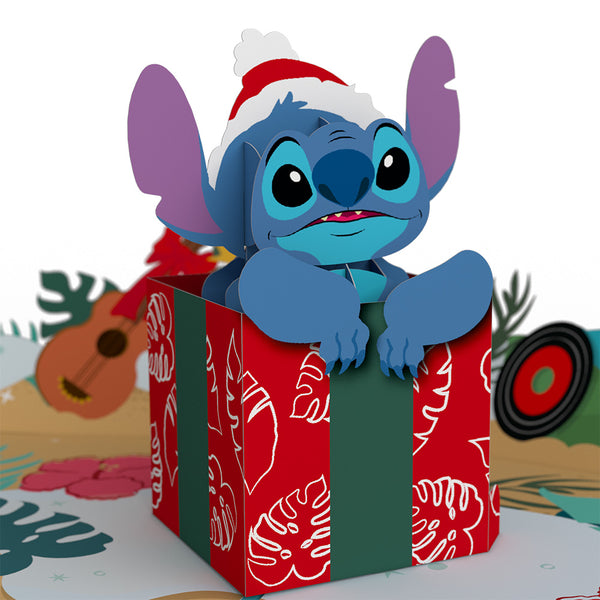 I Love Pop Disney’s Stitch Aloha Christmas Pop-Up Card