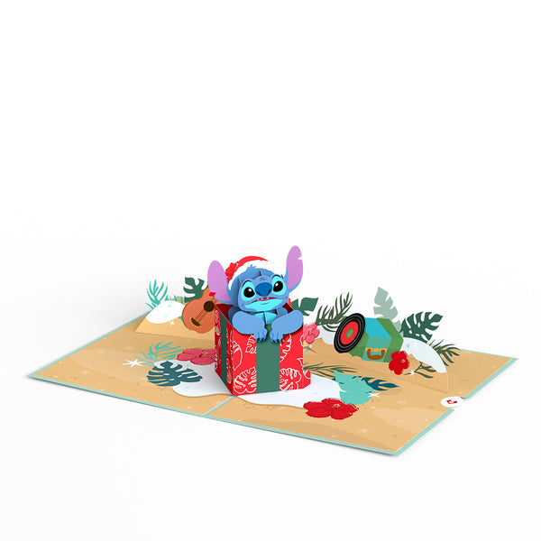 I Love Pop Disney’s Stitch Aloha Christmas Pop-Up Card