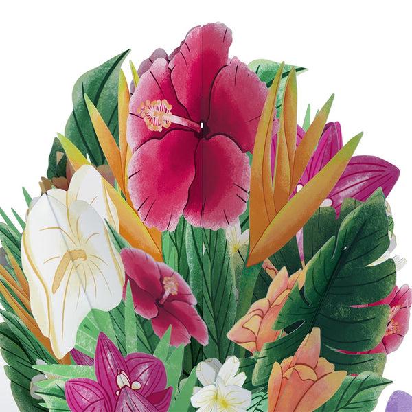 I Love Pop Disney's Stitch Birthday Pop-Up Card & Flower Buds Bouquet Bundle