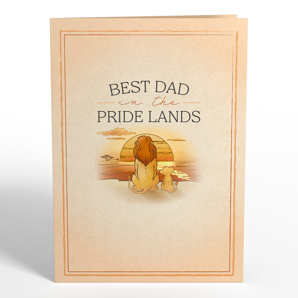 I Love Pop Disney's The Lion King Best Dad In The Pride Lands Pop-Up Card