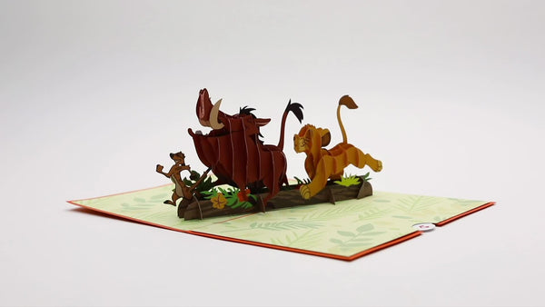 I Love Pop Disney's The Lion King Wild Birthday Pop-Up Card