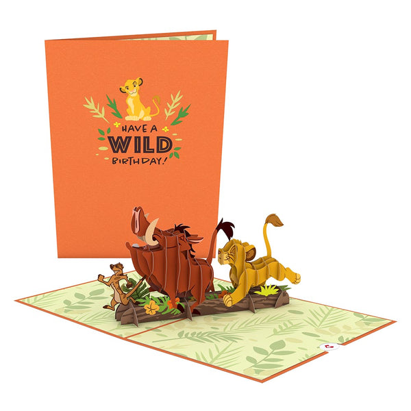 i love pop Disney's The Lion King Wild Birthday Pop-Up Card