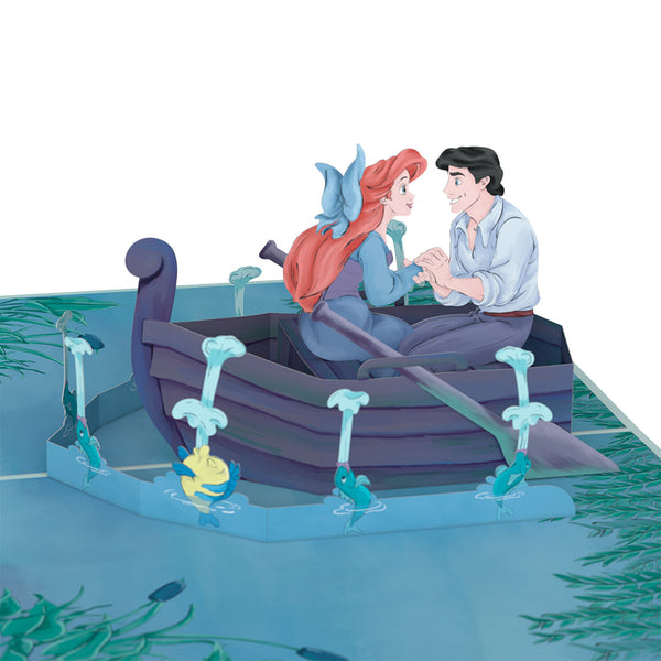 I Love Pop Disney's The Little Mermaid Ariel & Prince Eric Pop-Up Card