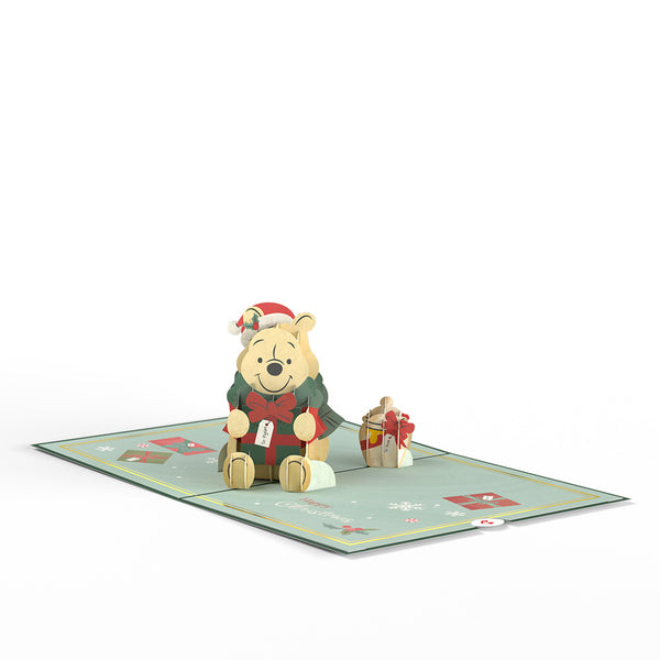 I Love Pop Disney's Winnie The Pooh Merry & Bright Christmas Pop-Up Card