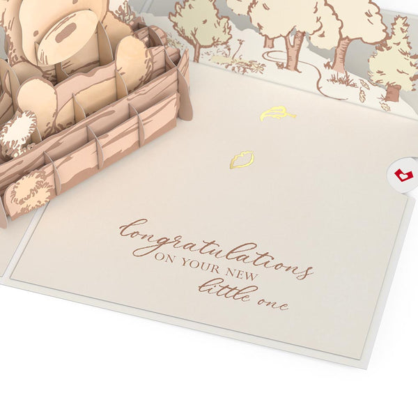 I Love Pop Disney's Winnie The Pooh New Baby Pop-Up Card
