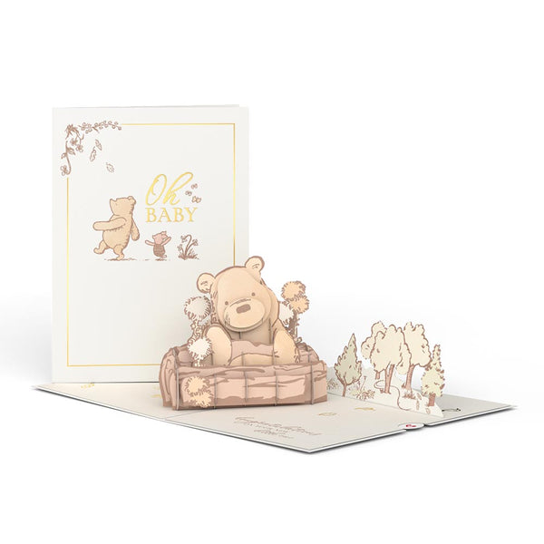 i love pop Disney's Winnie the Pooh New Baby Pop-Up Card
