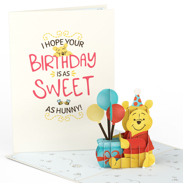 i love pop Disney’s Winnie The Pooh Sweet as Hunny Birthday Pop-Up Card