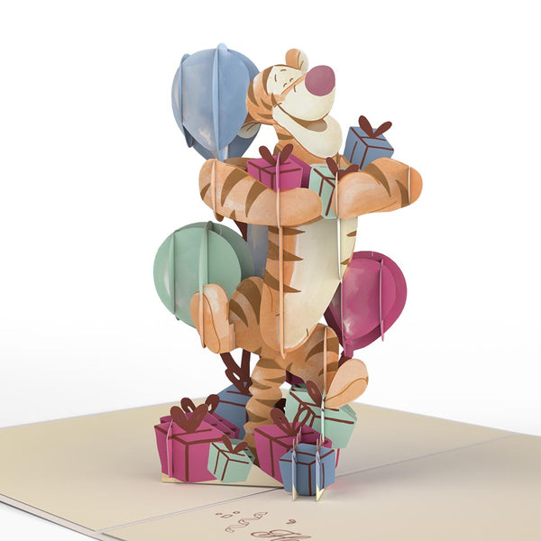 I Love Pop Disney's Winnie The Pooh Tigger Wonderful Birthday Pop-Up Card
