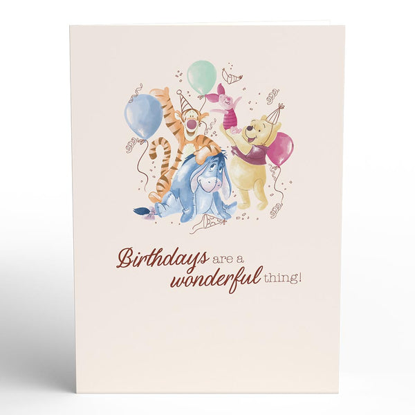 I Love Pop Disney's Winnie The Pooh Tigger Wonderful Birthday Pop-Up Card