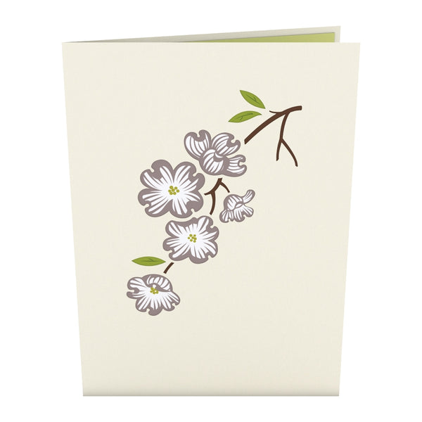 I Love Pop Dogwood Love Scene Gray Same Sex Female Pop-Up Card